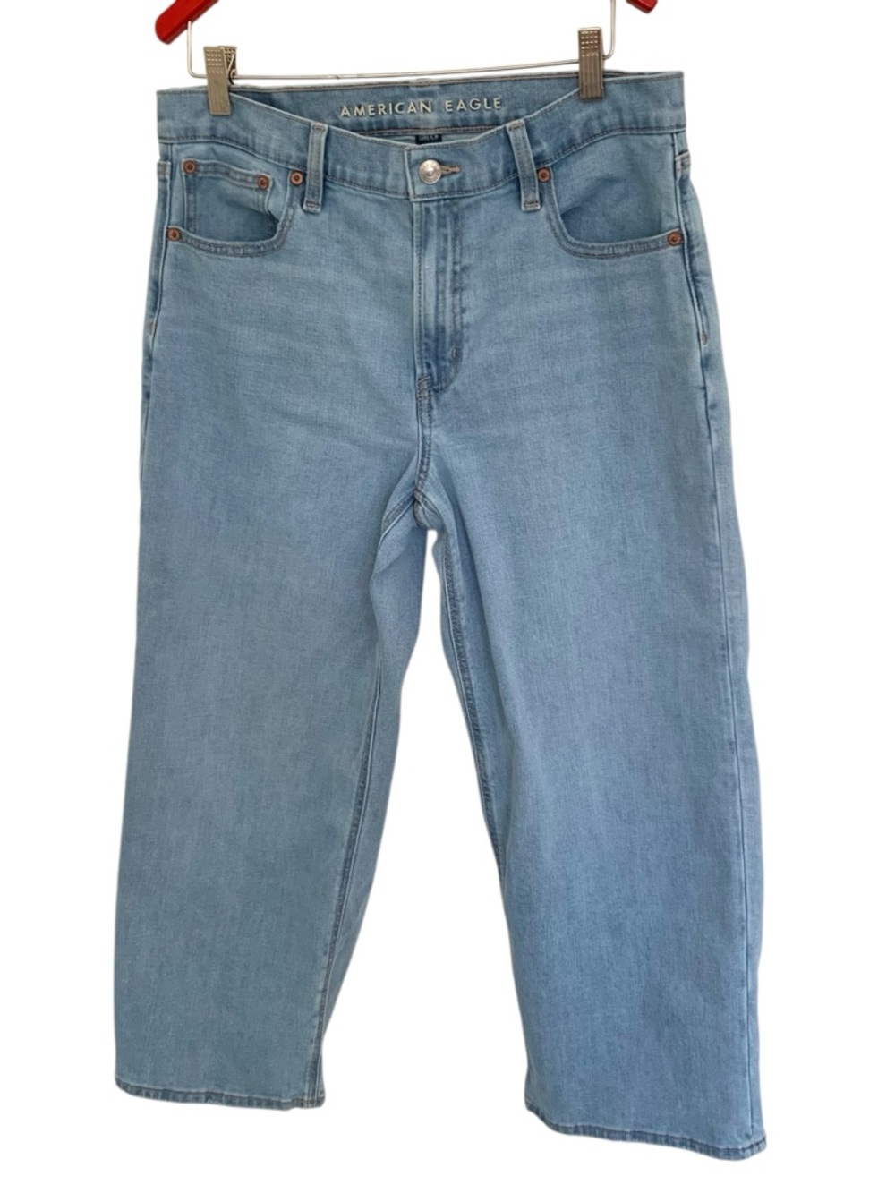 American Eagle Outfitters Stovepipe X-Short Crop Jean Size 8